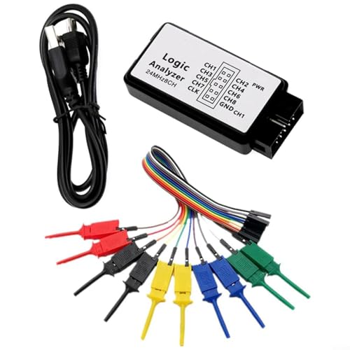 Alanmoship USB Logic Analyzer ARM FPGA Debug-Tool mit 8 digitalen Kanälen 24M Protokollanalyse SPI IIC UART Entwicklungstestgerät Alanmoship USB Logic Analyzer ARM FPGA Debug-Tool mit 8 digitalen Kanälen 24M Protokollanalyse SPI IIC UART Entwicklungstestgerät von Alanmoship