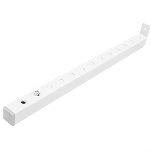 Alanmoship Verstellbares Sicherheitsgeländer für Fenster, Kindersicherungsstange, Schutzgitter aus Metall, für Schiebefenster, Heimschutz, 24 - 41 cm, Weiß (1 Stück 41,4 cm) von Alanmoship