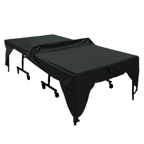 Alanmoship Wasserdichte Outdoor-Tischtennis-Tischtennisplatte, 600D-Gewebe, Schutz vor Staub, Regen, UV-Schutz für Terrasse, Garten, Hof, Terrasse (140 x 70 x 73 cm) von Alanmoship