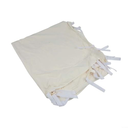 Alanmoship Wasserdichter Sonnenschutz Markise Dach Ersatzstoff 420D Oxford Tuch für Garten Camping Picknick Terrasse Strand – Weiß (3 x 3 Meter) von Alanmoship