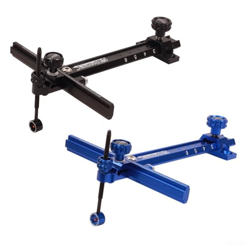 Effizient verpacktes Recurve-Bogenvisier aus Aluminiumlegierung mit allen erforderlichen Werkzeugen (rot) von Alanmoship