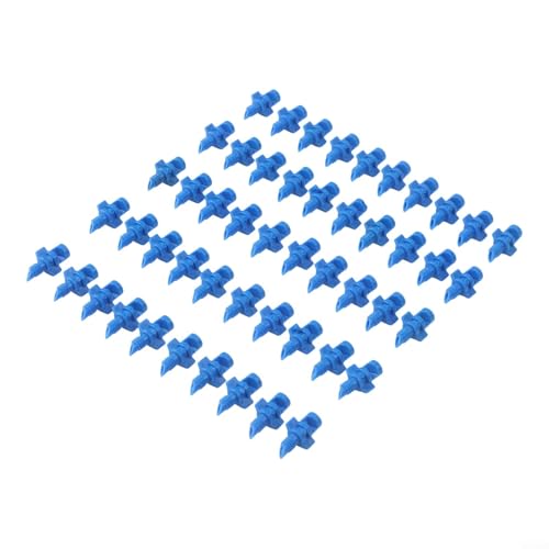 Effizientes Sprühdüsen-Set für Rasen- und Gewächshaus-Bewässerungsbedürfnisse (90 Grad), 50 Stück von Alanmoship