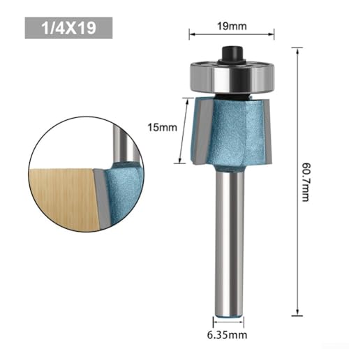 Engineered 8 Degree Bevel Edging Cutter with 6 35mm Shank for Optimal Cutting Performance (Forward) von Alanmoship