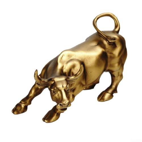 Feng Shui Bull Market Resin Statue verschönern Sie Ihre Dekoration mit einem Hauch von Glück von Alanmoship