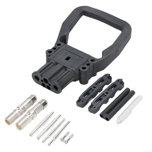 Hefty Schnellverbinder Set für Gabelstapler inkl. Stecker & Buchse Steckverbinder mit IP23 Schutzstufe für Sicherheit (160A weiblich) von Alanmoship