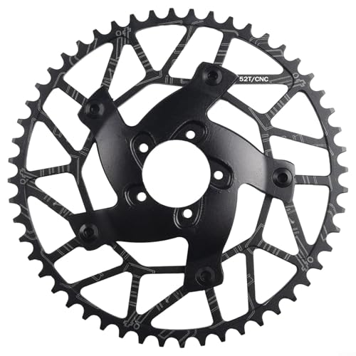 Kettenblatt 46T52T für BAFANG MidDrive Motor 1000W ideal für forHD M625 M615 Kompatibilität (52T) von Alanmoship