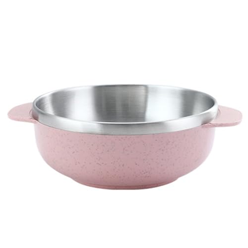 Kindersichere Reis-Suppenschüssel aus Edelstahl mit ergonomischem Griff (G) von Alanmoship