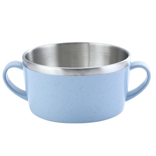 Reis-Suppenschüssel aus Edelstahl mit ergonomischem Griff (C) von Alanmoship