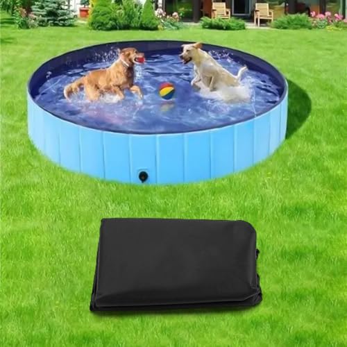 Schützende runde Badewannenabdeckung für Pools, praktisches Kordelzug-Design für Stabilität und einfache Handhabung (M D 122 x H 30 cm) von Alanmoship