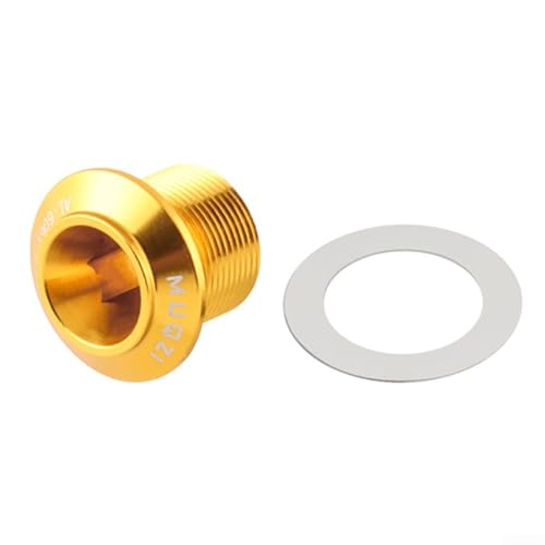 Selbstausziehendes Kurbelschrauben-Set M30 für SRAM für DUB Essential Ersatzteil für Fahrräder (Golden) von Alanmoship