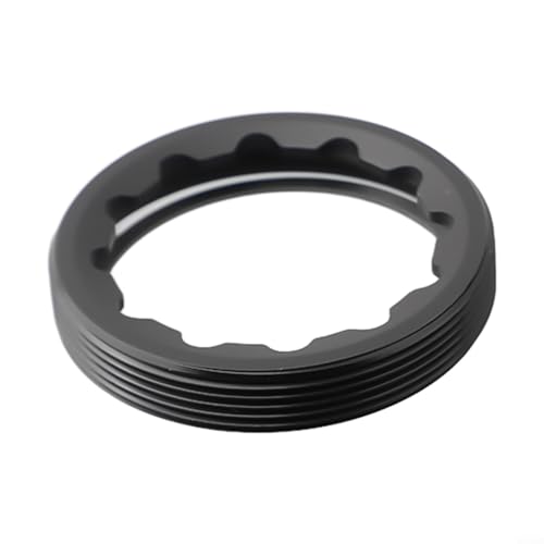 Selbstziehendes Kurbelarmschrauben-Set für Rotor-Fahrrad, 30 mm Innenschrauben mit Dichtungen (schwarze Kappe) von Alanmoship