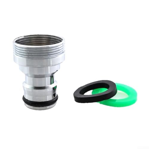 Set mit 2 Edelstahl-Wasserhahn-Adapter-Schlauchkonvertern für Waschmaschinen und Geschirrspüler mit Standard-Wasserhahn-Kompatibilität und Schnappfunktion Set mit 2 Edelstahl-Wasserhahn-Adapter-Schlauchkonvertern für Waschmaschinen und Geschirrspüler mit Standard-Wasserhahn-Kompatibilität und Schnappfunktion von Alanmoship