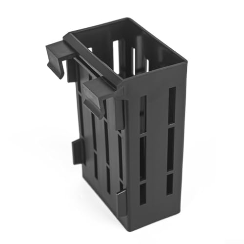 Set mit 5 hängenden Pflanzenhaltern für Aquarien mit Drainagelöchern, um gesunde Wurzeln zu erhalten und schöne Wasserlandschaften zu schaffen (schwarz) von Alanmoship