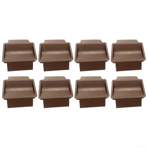 Stabilisatoren für Couch und Schreibtisch, rutschfest, Gummi, Braun, 8 Stück von Alanmoship