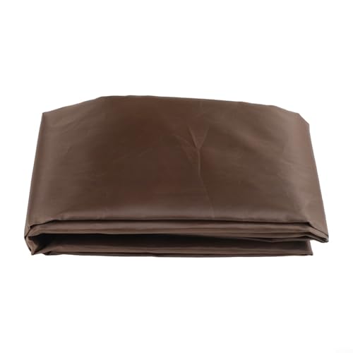 Wasserdichtes Schaukelbaldachin-Set für den Außenbereich, 23 Schaukelstühle, Ersatzmaterial, Polyestermaterial, 2- und 3-Sitzer, für Gartenzubehör (130 x 140 x 8 cm, braun) von Alanmoship