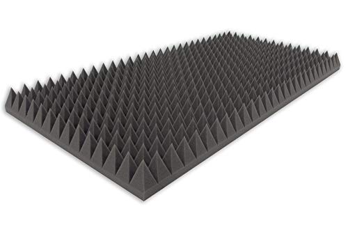 Akustikschaumstoff TYP 100x50x7 Pyramidenschaumstoff Schalldämmmatten zur effektiven Akustik Dämmung Akustikschaumstoff TYP 100x50x7 Pyramidenschaumstoff Schalldämmmatten zur effektiven Akustik Dämmung von Alanpur