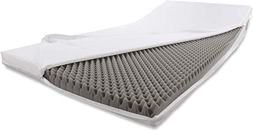 Alanpur® Massage: Kaltschaummatratze Rollmatratze Matratzenerhöhung Matratzenverstärkung Topper (130 x 200 cm) von Alanpur
