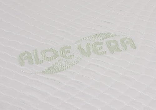 Dibapur® Aloe Vera EC Bezug Easy Clean Matratzenbezüge Allergiker geeignet 4-Seiten-Reißverschluss (140 x 220 cm) von Alanpur
