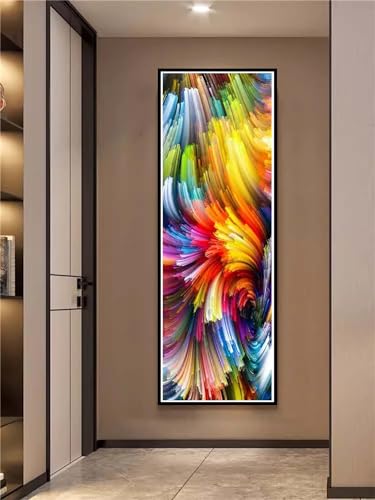 Abstrakt Diamond Painting Erwachsene Wolke Diamond Painting Kinder, Volle Diamant Painting Bilder Set DIY Arts Craft 5D Diamant Kunst Malerei als Geschenk und Home Wand Dekor 100x300cm A-314 von Alaoan