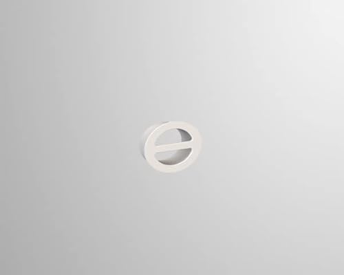 Alape˘ Überlaufgarnitur Überlaufrosette in weiß, rund, 3,6 x 3,6 x 1,4 cm, weiß, passend für Alape Überlaufgarnitur, UR.1 von Alape