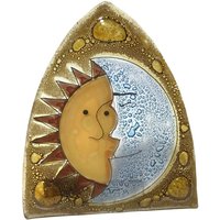 Handgefertigt Fusing Glas Nachtlicht Sonne Und Mond von AlaskanConnection