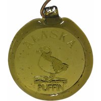 Handgemachte Recycled Glas Medaillon Suncatcher - Alaska Papageitaucher von AlaskanConnection