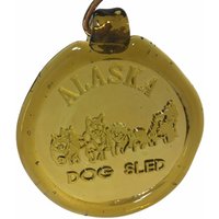 Handgemachtes Recycling Glas Medaillon Suncatcher - Alaska Schlittenhund von AlaskanConnection