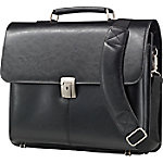 Alassio Aktentasche FAENZA 15 " Leder Schwarz 41 x 12 x 32,5 cm von Alassio