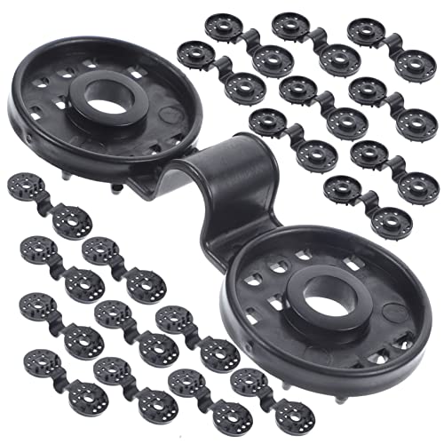 Alasum 100 Stück Schwere Kunststoff Sonnenschutznetz Clips mit Verstellbarem Verriegelungsgriff Robust und Vielseitig für Garten Gewächshaus und Outdoor Sonnenschutz Einfache von Alasum