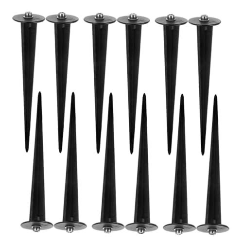 Alasum 12 Stück Teiliges Gartenstecker für Weihnachtslichter Leichte und Robuste Stäbe für Außenbeleuchtung Installieren Wetterfest für Gartenpartys und Festlichkeiten von Alasum