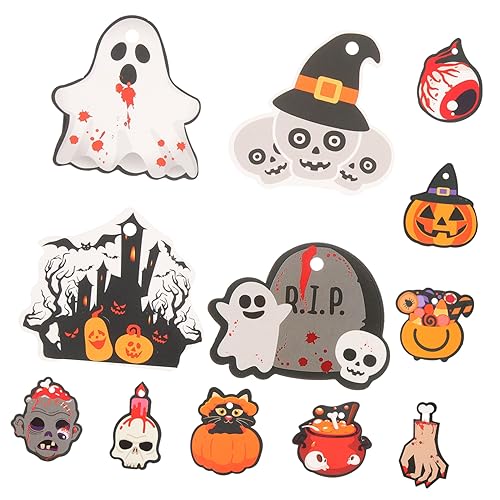 Alasum 12 Stück Teiliges Halloween Hängende Ornamente Gruselige Dekoration für Türen Wände Fenster Bäume für Halloween Partys und Festtagsatmosphäre Alasum 12 Stück Teiliges Halloween Hängende Ornamente Gruselige Dekoration für Türen Wände Fenster Bäume für Halloween Partys und Festtagsatmosphäre von Alasum