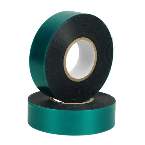 Alasum 2 Rollen Gartenbindungsband Krawatten von Gartenpflanzen Klebeband anpflanzen Streifen Grünes Vinyl-Pflanzenband Pfahlband Anlage Selbstklebender Gartenband Bequeme Klebebänder PVC von Alasum