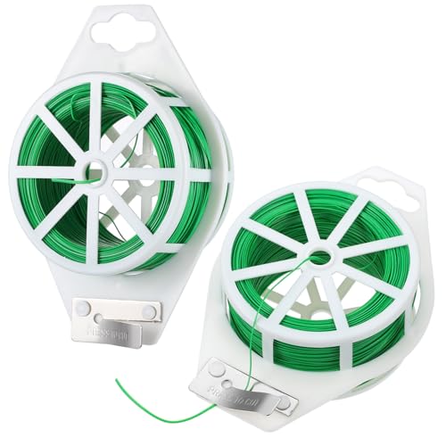Alasum 2 Rollen Vine Tie Straps Grünes Gartenband für Pflanzenunterstützung Einfach zu Bedienen mit Integriertem Cutter für Fixierung von und Ranken und Langlebig Alasum 2 Rollen Vine Tie Straps Grünes Gartenband für Pflanzenunterstützung Einfach zu Bedienen mit Integriertem Cutter für Fixierung von und Ranken und Langlebig von Alasum
