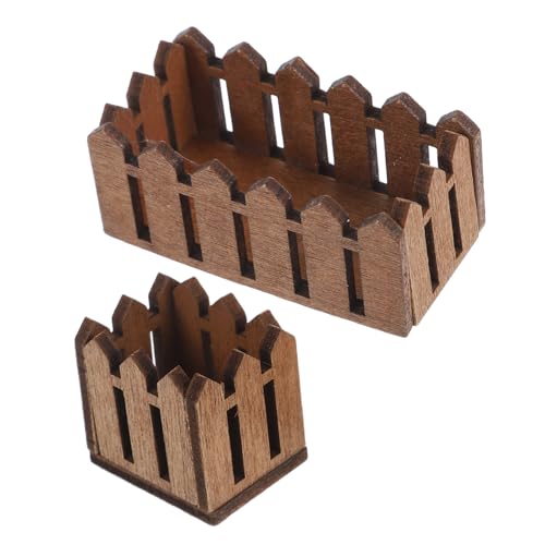 Alasum 2 Stück Miniatur Gartenzaun Teilig mit Blumentöpfen Detailreiche DIY Puppenhaus Dekoration Vielseitig für Miniaturgärten und Realistisch Geeignet für Feengarten Landschaft Alasum 2 Stück Miniatur Gartenzaun Teilig mit Blumentöpfen Detailreiche DIY Puppenhaus Dekoration Vielseitig für Miniaturgärten und Realistisch Geeignet für Feengarten Landschaft von Alasum