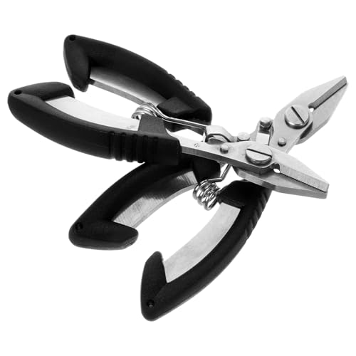 Alasum 2 Stück Multifunktionale Edelstahl Angelzange mit zulaufender Spitze Verschleißfestes Drahtschneidewerkzeug mit Oxford Tasche Präzise Kontrolle für Angelzubehör Alasum 2 Stück Multifunktionale Edelstahl Angelzange mit zulaufender Spitze Verschleißfestes Drahtschneidewerkzeug mit Oxford Tasche Präzise Kontrolle für Angelzubehör von Alasum