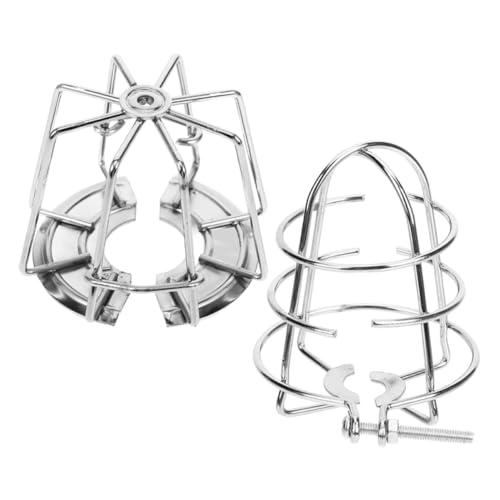 Alasum 2 Stück Sprinkler Schutzabdeckung Silber Feuerlöschkopf Schutz Sprinklerkopf Abdeckung Spritzschutz Leicht Installierbar Robust Stoßfest Für Brandschutzsysteme Innenbereich von Alasum