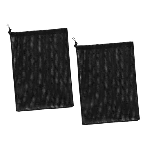 Alasum 2 Stück Teichpumpe Filterbeutel aus Robustem Polyester Mesh mit Kordelzug Feinmaschiger Schutz für Aquarium und Teichpumpen Langlebiger Netzbeutel für Effektive Wasserfiltration von Alasum