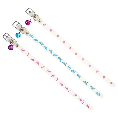 Alasum 3 Stück Teiliges Fluoreszierendes Hundehalsband für Kleine Hunde und Verstellbares Hautfreundliches Verlorenes Nacht mit Leuchtenden Designs Bequem und Zufällige Farbe Alasum 3 Stück Teiliges Fluoreszierendes Hundehalsband für Kleine Hunde und Verstellbares Hautfreundliches Verlorenes Nacht mit Leuchtenden Designs Bequem und Zufällige Farbe von Alasum