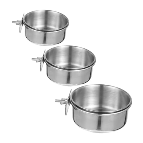 Alasum 3 Stück Vogelfutternäpfe: Futter- Und Wassernäpfe Für Papageien, Vogelfutternäpfe Mit Klemme – Hängender Käfig-futterspender Für Kleine Sittiche, Papageien, Nymphensittiche Alasum 3 Stück Vogelfutternäpfe: Futter- Und Wassernäpfe Für Papageien, Vogelfutternäpfe Mit Klemme – Hängender Käfig-futterspender Für Kleine Sittiche, Papageien, Nymphensittiche von Alasum