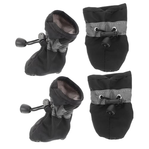 Alasum 4 Stück Hundeschuhe für Mittelgroße Hunde rutschfeste Atmungsaktive und Reflektierende Pfotenschützer für Drinnen und Draußen für Wetterbedingungen Alasum 4 Stück Hundeschuhe für Mittelgroße Hunde rutschfeste Atmungsaktive und Reflektierende Pfotenschützer für Drinnen und Draußen für Wetterbedingungen von Alasum