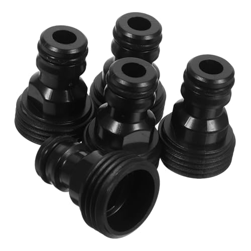Alasum 5 Stück Teiliges Schnellkupplung Wasserhahn Schlauchadapter Robuster Kunststoff Druckfest Korrosionsbeständig für Waschmaschine Zulaufschlauch Sicherer Anschluss ohne Leckage von Alasum