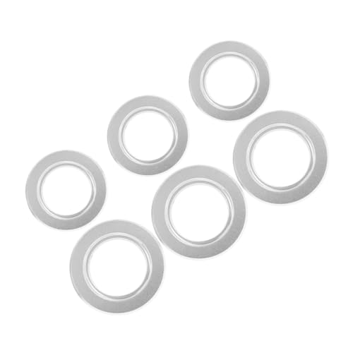 Alasum 6 Stück Teiliges Vogelschutzringe für Brutkästen Bird Nest Box Lochschutz mit Glatten Kanten Beißfest Einfach zu Montieren Geeignet für Papageien und Kleine Vogelarten von Alasum