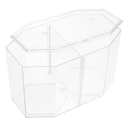Alasum Fischzuchtbox mit Trennwand Transparente Isolationsbox für Kleine Tropische Fische und Garnelen Langlebiger Ablaichkasten für Aquarium Sichtbare Aufzucht und Schutz von von Alasum