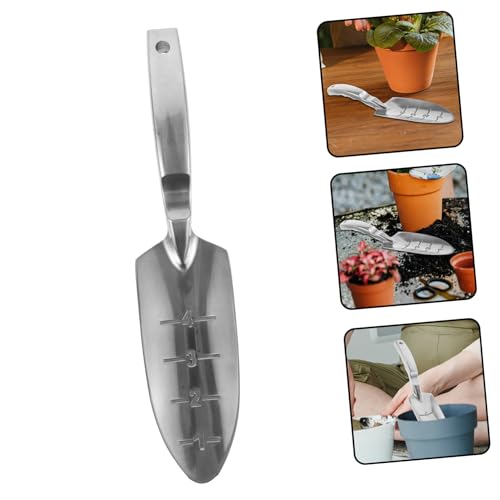 Alasum Garten spatenschaufel Aluminiumlegierung Gartenwerkzeug Multifunktionaler Handspaten zum Graben und Pflanzen für Hobbygärtner Outdoor Camping Ausflüge Geeignet von Alasum