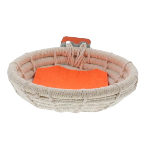 Alasum Handgefertigtes Vogelnest aus Baumwollseil und Atmungsaktives Brutnest für Kleine Papageien und Wellensittiche Nachhaltiger Nistkasten zur Vogelzucht Zufällige Alasum Handgefertigtes Vogelnest aus Baumwollseil und Atmungsaktives Brutnest für Kleine Papageien und Wellensittiche Nachhaltiger Nistkasten zur Vogelzucht Zufällige von Alasum