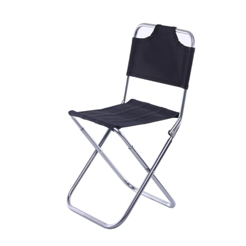 Alasum Klappstuhl aus Aluminiumlegierung Faltbarer Campingstuhl mit Rückenlehne Ultraleicht und Tragbar für Angeln Wandern Outdoor Aktivitäten Mittelgroß Schwarz und Silber Alasum Klappstuhl aus Aluminiumlegierung Faltbarer Campingstuhl mit Rückenlehne Ultraleicht und Tragbar für Angeln Wandern Outdoor Aktivitäten Mittelgroß Schwarz und Silber von Alasum