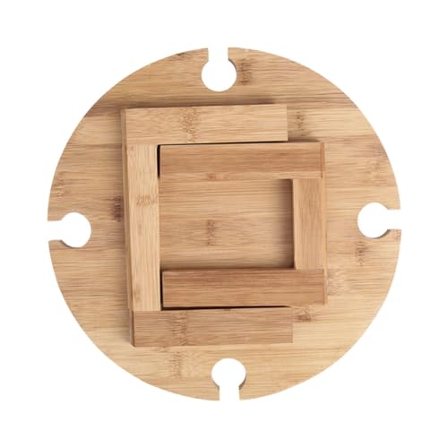 Alasum Klapptische Und Stühle Kleiner Picknicktisch Tragbar Mini-Tisch Im Freien Für Tragbarer Campingtisch Falten Kleiner Campingtisch Klappbar Faltbar Lagertisch Strand Holz Hellbraun von Alasum