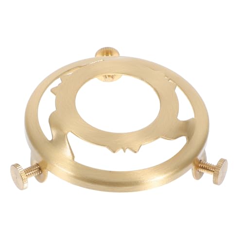 Alasum Kupfer Lampenschirmhalterung Ring Stabile Lampenschirmbefestigung Clip Für Tischlampe Lampenreparatur DIY Beleuchtungszubehör Einfache Anbringung Sicherer Halt von Alasum