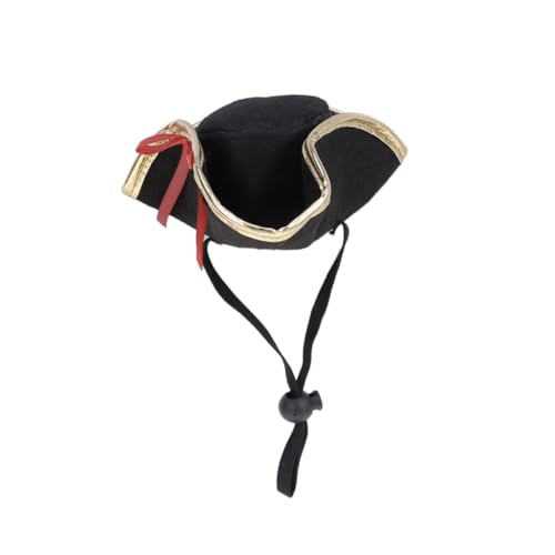 Alasum Lustige Haustier Kopfbedeckung Piratenhut Verstellbar Polyester Katzen Hund Cosplay Kostüm Zubehör für Fotoshootings und Partys von Alasum