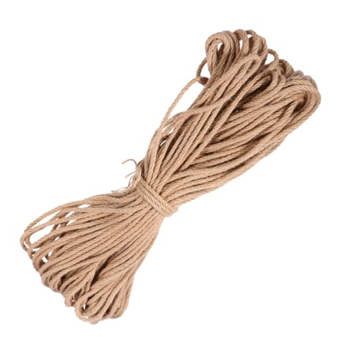 Alasum Natürliches Sisalseil Robust Langlebig für DIY Katzenkratzbaum Ersatz Kratzstamm Seil Vielseitig Verwendbar für Katzenspielzeug und Geschenkverpackung von Alasum